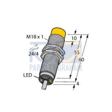 Inductive Sensor, Operating voltage 20250 VAC / 10300 VDC