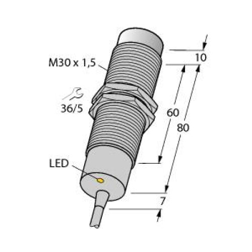 Inductive Sensor, With Increased Temperature Range