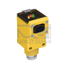 Q45X Series: Polarized Retro, Range: 0.15 m to 6 m, Input: depends on Bus Card, Output: depends on Bus Card used, 5-pin Mini Integral QD