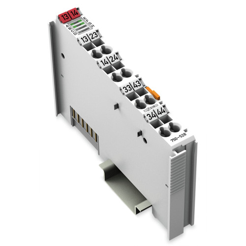 4-channel digital output, 30 VAC/VDC, 2.0 A, Solid-state, isolated, light gray