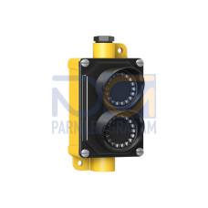 EZ-LIGHT Traffic Series: 2-Indicator Daylight Visible, Voltage: 15-30 V dc, Housing: Polycarbonate, IP65, Input: PNP, Colors: Green Red, Field Wireable