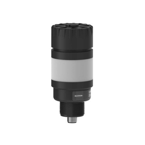 TL50 Tower Light: 1-Color Audible Indicator, Voltage: 18-30 V dc or 24 V ac, Environmental Rating: IP50, Input:Bimodal, Colors: Yellow, M12 Integral QD