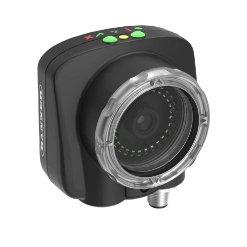 iVu Color Vision Sensor with Integrated Screen, White Ring Light and 4.3 Lens, Requires Power Cordset and Bracket, Ethernet and USB Cordset Optional