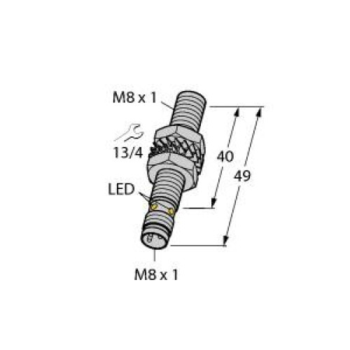 Inductive Sensor, With Extended Switching Distance, Operating voltage 1030