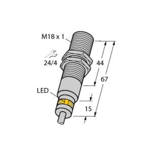 Inductive Sensor, For Harsh Environments and Temperatures up to -60 &deg;C