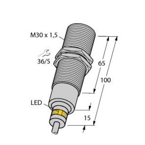 Inductive Sensor, For Harsh Environments and Temperatures up to 120&deg;C