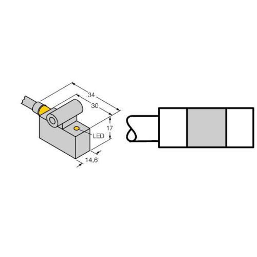 Magnetic Field Sensor, For Pneumatic Cylinders