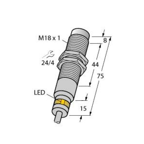 Inductive Sensor, For Harsh Environments and Temperatures up to -60 &deg;C