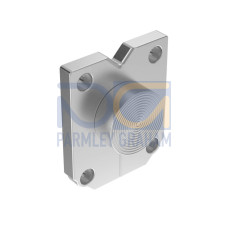 Bracket: Mounting for Q45 VA, Flat Surface Epoxy Mount, Stainless Steel