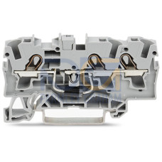 Component terminal block, 3-conductor, with diode 1N5408, gray