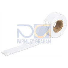 Cable tie marker, for Smart Printer, for use with cable ties, white