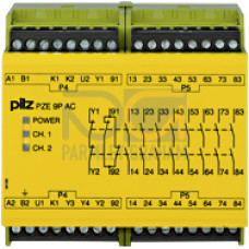 Contact expansion inputs: 1/2-channel wiring with/without detection of shorts across contacts
