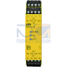 Safety relay (standalone) inputs: On the basis of the requirement class III C in accordance with EN 574