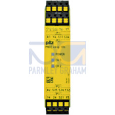 Safety relay (standalone) inputs: 2-channel wiring with detection of shorts across contacts
