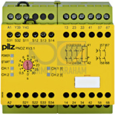Safety relay (standalone) inputs: 1/2-channel wiring with/without detection of shorts across contacts