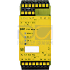 Safety relay (standalone) inputs: 1/2-channel wiring with/without detection of shorts across contacts