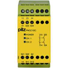 Expansion module Safety relays PNOZpower 4 safety contacts, plug-in terminals of screw type, width: 22.5 mm.
