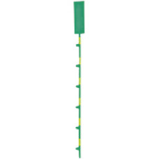 Marker for potentials in the base module, green/yellow Delivery scope: 10 x 6 pieces, packaged in reclosable poly bag with reference label.
