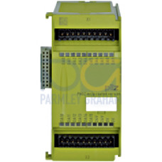 Configurable safety system PNOZmulti expansion module for extended environmental conditions, communication interface.