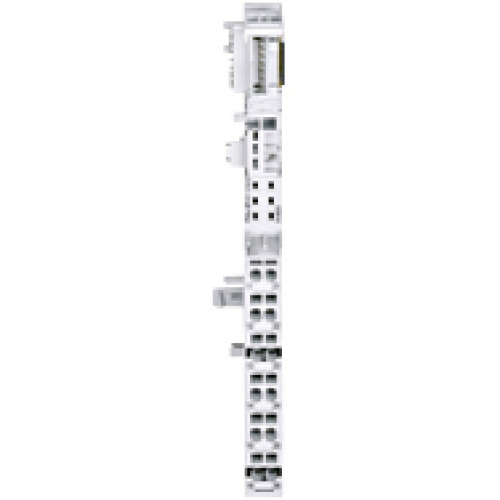 Base module for I/O electronic module periphery single width, 12 spring-loaded terminals, C-rail.