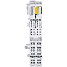 Base module for I/O electronic module periphery double width, 16 spring-loaded terminals, C-rail.