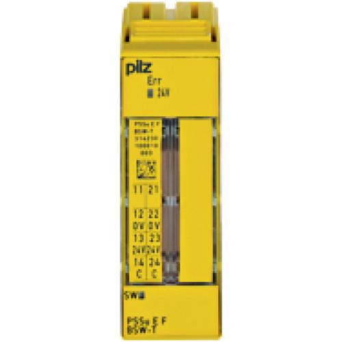 Electronic module digital inputs and outputs, with failsafe function, Block switching of internal power rail, ext. temperature.