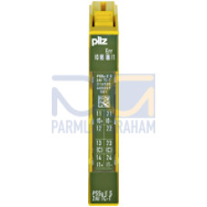 Electronic module analogue inputs and outputs, with standard function, 2 inputs, thermocouple, ext. temperature.