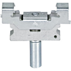 End bracket for mounting rail, metal version, for high mech. stress. Delivery scope: 2 pieces.