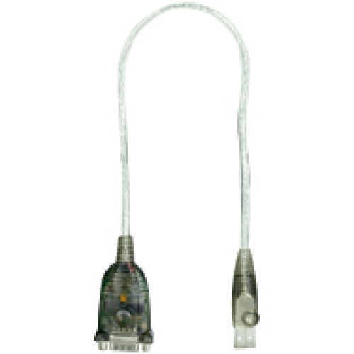 Adapter for implementing the USB interface to RS232.
