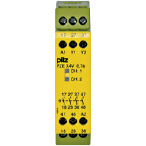 Contact expansion inputs: 1-channel wiring outputs: 4 N/O t-d UB = 24 V DC width: 22.5 mm