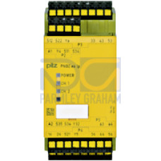Safety relay (standalone) inputs: 1/2-channel wiring with/without detection of shorts across contacts