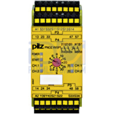 Safety relay (standalone) inputs: 1/2-channel wiring with/without detection of shorts across contacts