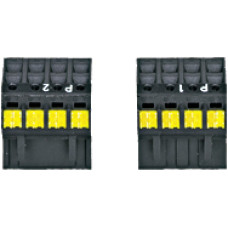 Set of plug-in spring-loaded terminal PU = 1 piece P1 and 1 piece P2.