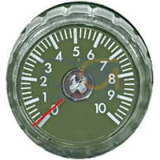 Remote controller for timer, front-panel mounting for 22.5 mm Neutral relative scale 0-10/1 kOhm Time setting is made via rotary knob, protection type IP66.