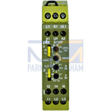 True power monitoring suitable for 1- and 3-phase supplies for frequency-controlled motors, 9 measuring ranges 0 - 1000