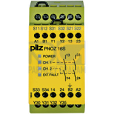 Safety relay (standalone) inputs: 1/2-channel wiring with/without detection of shorts across contacts