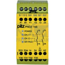 Safety relay (standalone) inputs: 1/2-channel wiring with/without detection of shorts across contacts