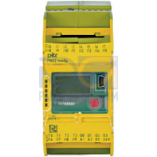 Configurable compact control system PNOZmulti Mini base unit not expandable, 20 safe digital inputs, up to 8 of which can be configured as auxiliary outputs 4 safe semiconductor outputs.