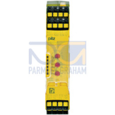 PNOZsigma safety relay (standalone) inputs: 1/2-channel wiring with/without detection of shorts across contacts