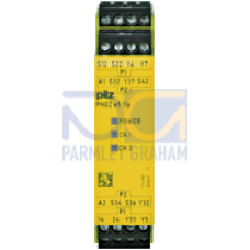 Safety relay (standalone) inputs: 1/2-channel wiring without detection of shorts across contacts