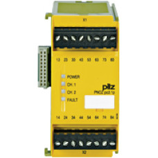 Expansion module Safety relays PNOZpower 8 safety contacts, plug-in terminals of screw type, Width: 45 mm.