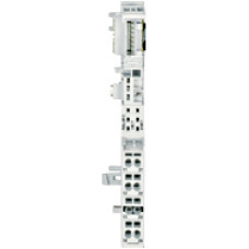Connection cable, PUR, yellow RAL1003, 5-pin, socket straight, on connector straight M12, A-coded, cable length: 30m