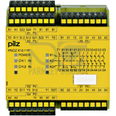 Safety relay (standalone) inputs: 1/2-channel wiring with/without detection of shorts across contacts