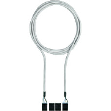 Cable for safe connection of 2 PNOZ ml1p, 5-poles shielded, spring-loaded terminal, length: 1.5 m.