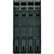 Connector for compact modules, 4-pin, spring loaded connection, PU 1 connector.