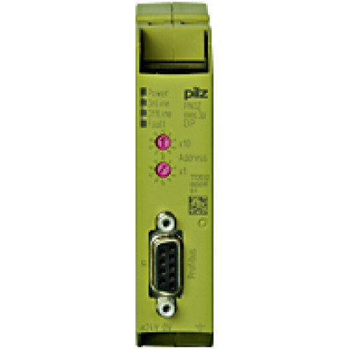 Configurable compact control system PNOZmulti Mini expansion module Communication module PROFIBUS.