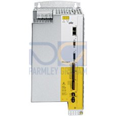 Technical data at 3 x 400 V AC: Continuous output current: 48 A, Imax (5 s) = 96 A, Power consumption in S1 mode: 35 kVA required accessories: Brake resistor 15 Ohm.