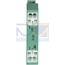 PITestop contact block 1 N/O with spring-loaded terminals.