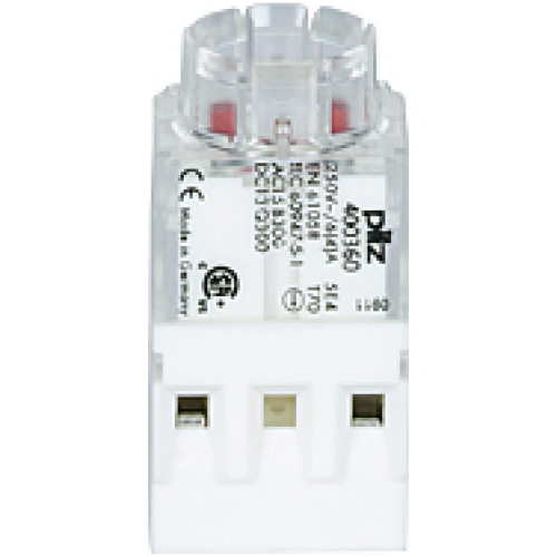 PITestop contact block 2 N/C. Terminals of screw type.