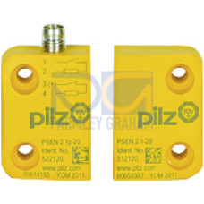 Magnetic safety switch 1 n/o 1 n/c, 4-pin M8 male connector,square design, IP67, switching distance 8 mm, height design 13 mm, PU =1 piece with actuator.